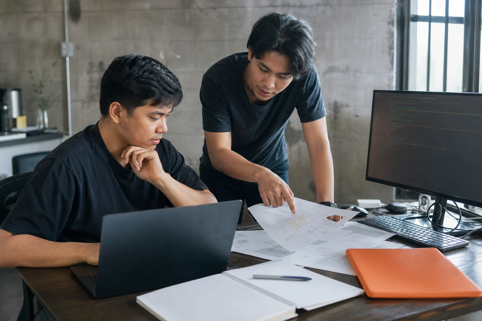 An expert examining the technical decisions behind a learner project